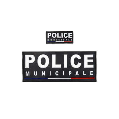 Municipal Police Rubber Velcro Flaps Pack